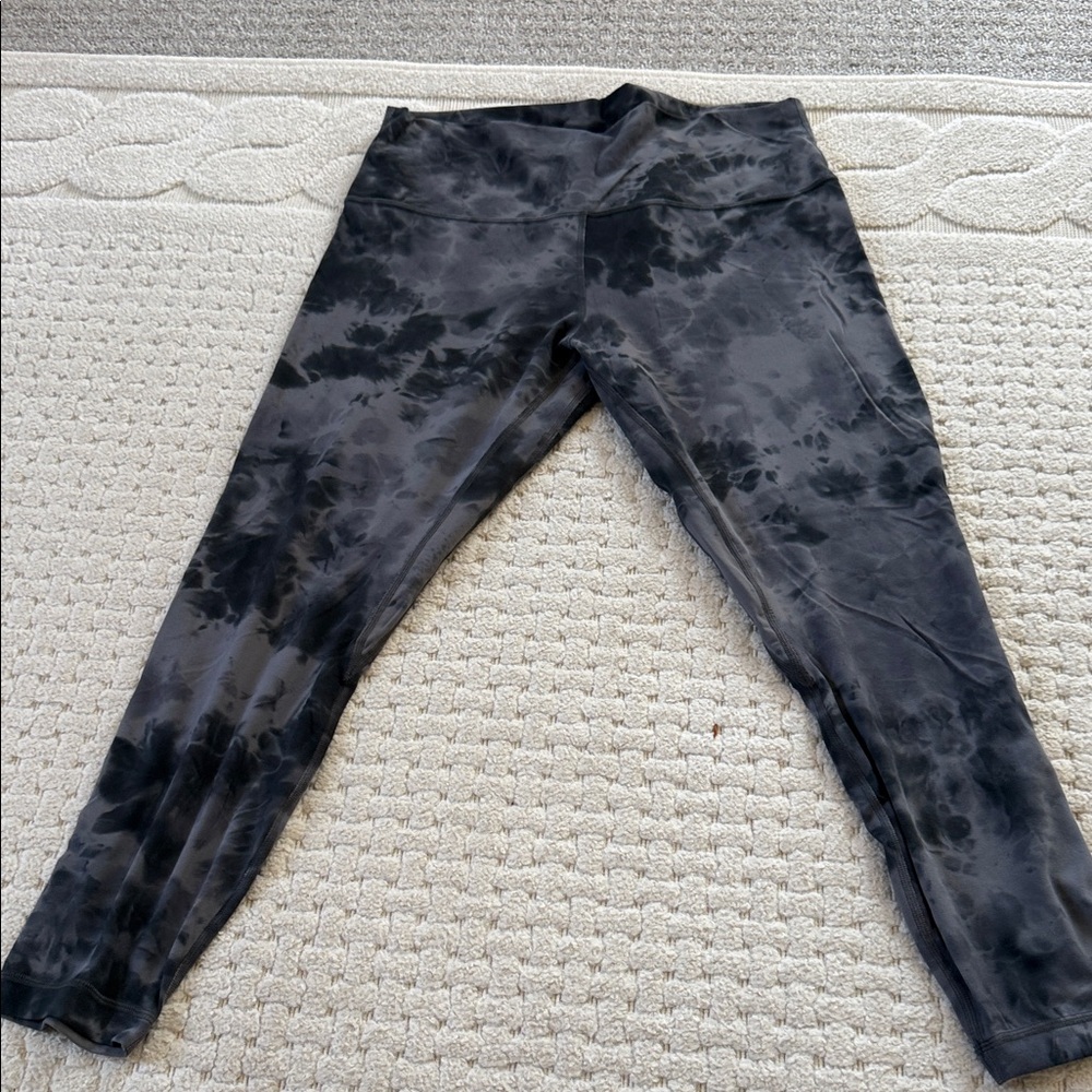 Lululemon align HR Black Tie-Dye Leggings